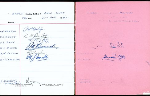 Dowty Directors' Attendance Book, 1942