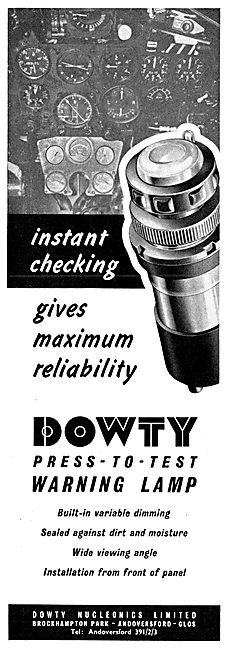 Dowty Nucleonics - Press-to Test Warning Lamp
