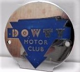 Dowty Motor Club Car Badge