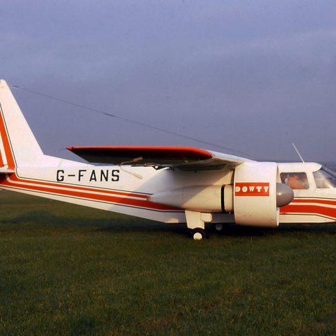 Dowty Aircraft G-FANS - Britten Norman Islander with Dowty ducted turbofans