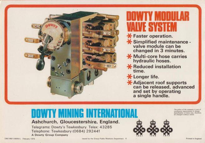 Dowval Electro-Hydraulic Control System | Original photo in the Dowty archive at the Gloucestershire Heritage Hub