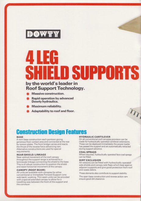 4-Leg Shield Supports | Original photo in the Dowty archive at the Gloucestershire Heritage Hub