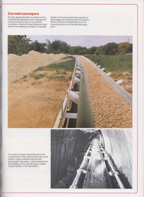 Conveyors  for Mining and Bulk Minerals Transport | Original photo in the Dowty archive at the Gloucestershire Heritage Hub