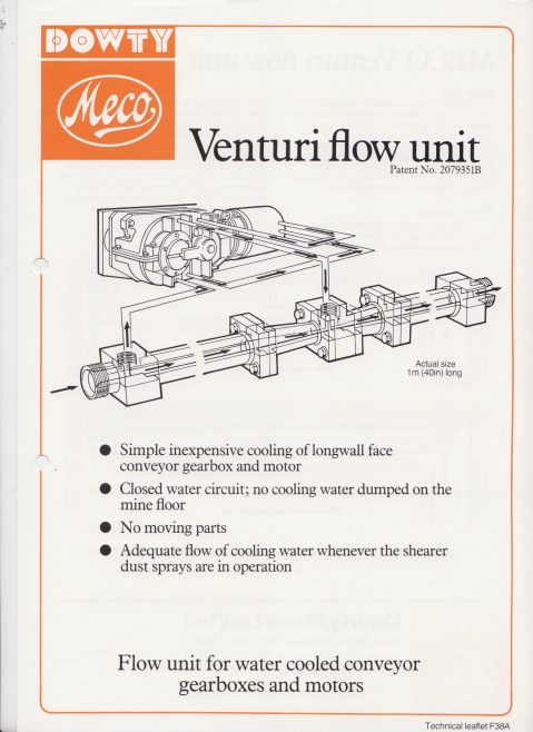 Dowty Meco - Venturi Flow Unit | Original photo in the Dowty archive at the Gloucestershire Heritage Hub