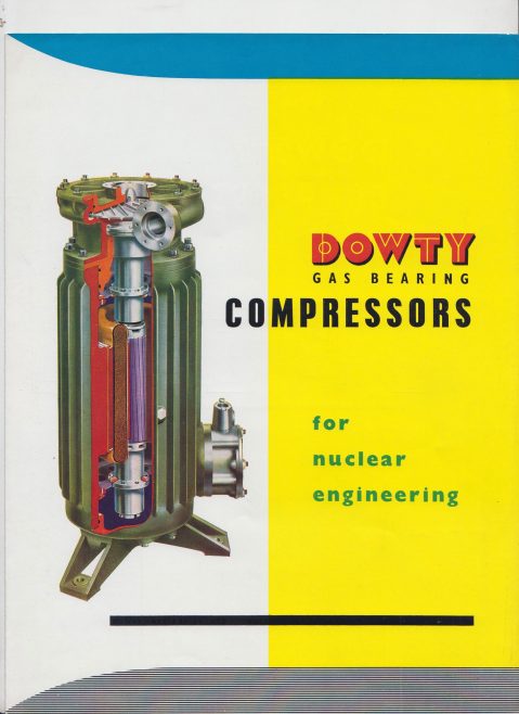 Dowty Fuel Systems - Gas Bearing Compressors for Nuclear Engineering | Original photo in the Dowty archive at the Gloucestershire Heritage Hub