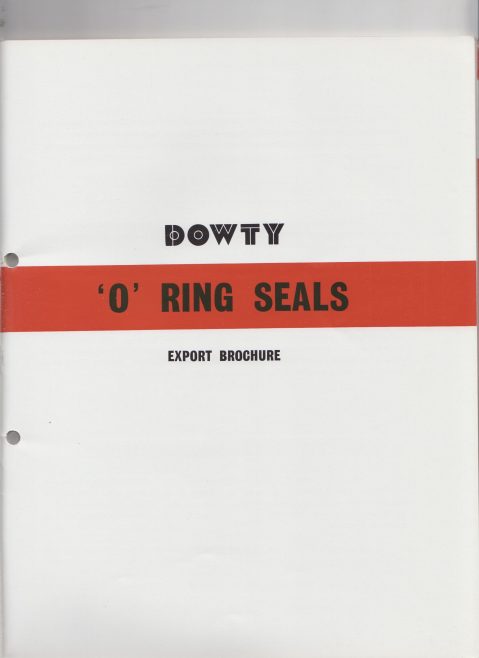 Dowty Seals - O Ring Seals Export Brochure | Original photo in the Dowty archive at the Gloucestershire Heritage Hub