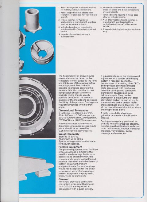 Dowty Precision Castings - Company Profile | Original photo in the Dowty archive at the Gloucestershire Heritage Hub
