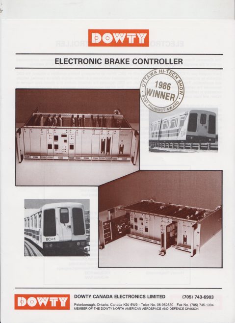 Dowty Canada Electronics - Electronic Brake Controller | Original photo in the Dowty archive at the Gloucestershire Heritage Hub