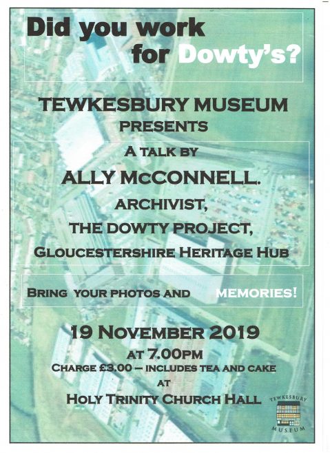 History of Dowty Talk - Tewkesbury 19 Nov 2019 | Ally McConnell