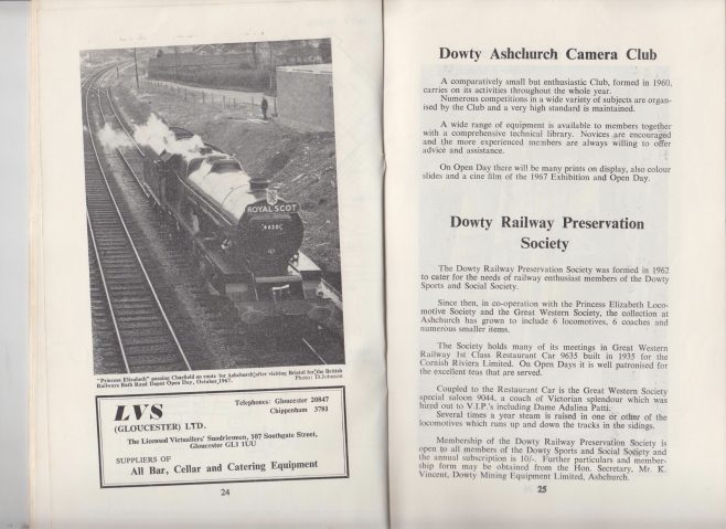 Dowty Ashchurch - Exhibition & Open Day Saturday 6th September 1969 | Alan Welland