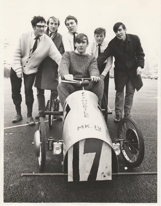 1967 and 1968 Pedal car racers for the Bristol university 24 hour race | Alan Jinks