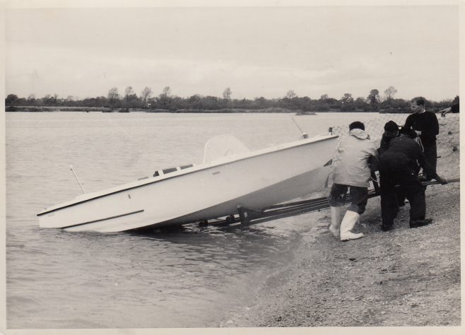 Dowty Turbocraft on test - possibly South Cerney waterpark | Shared by Gareth Morris